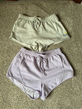 Victoria's Secret Grey and Lavender shorts Size Medium